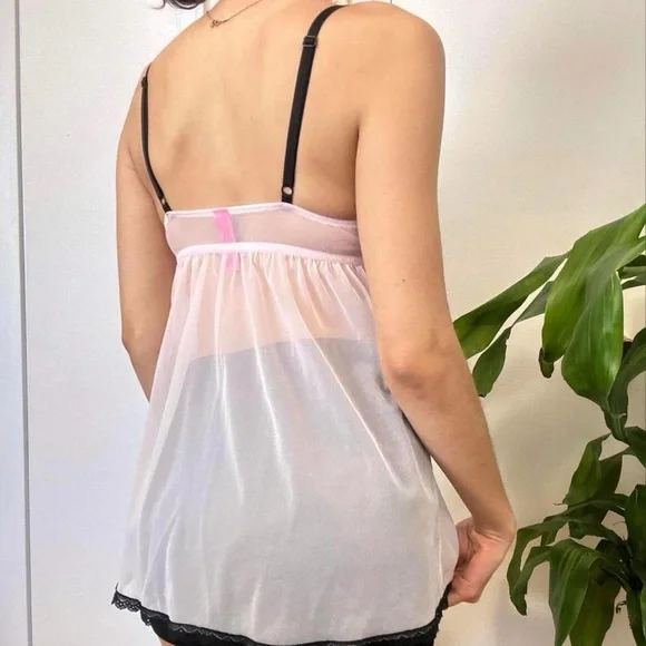 💜La Senza Lace Babydoll Dress Size Small - Picture 7 of 8